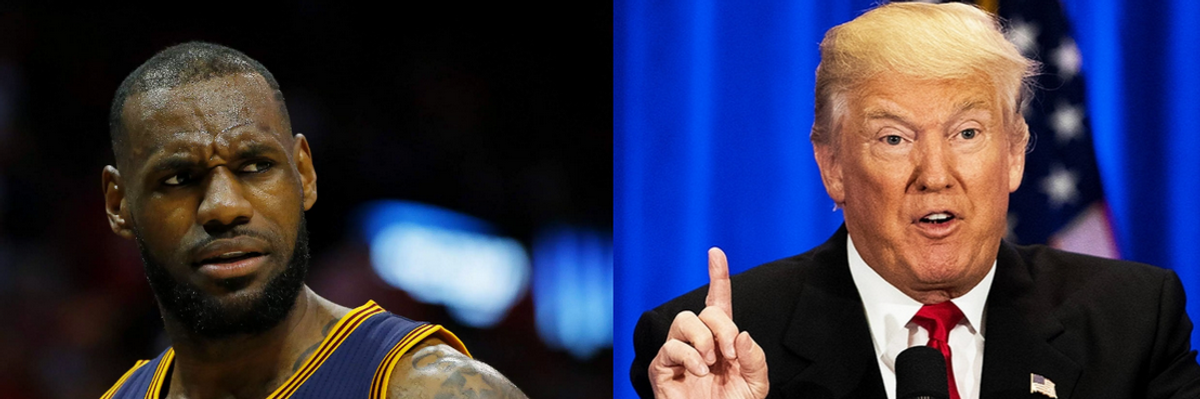 NBA Star Lebron James: Don't Let Trump Use Sports to Divide Us