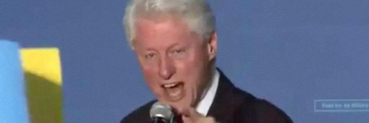 Off-Script Bill Clinton Triggers Storm of Critics After Touting Welfare, Prison Legacy