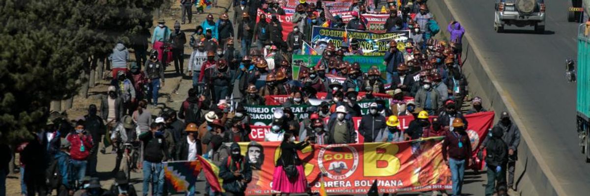 'Our Obligation Is to Defend Democracy': Bolivians Join Mass Marches Against Election Delay by Right-Wing Coup Government
