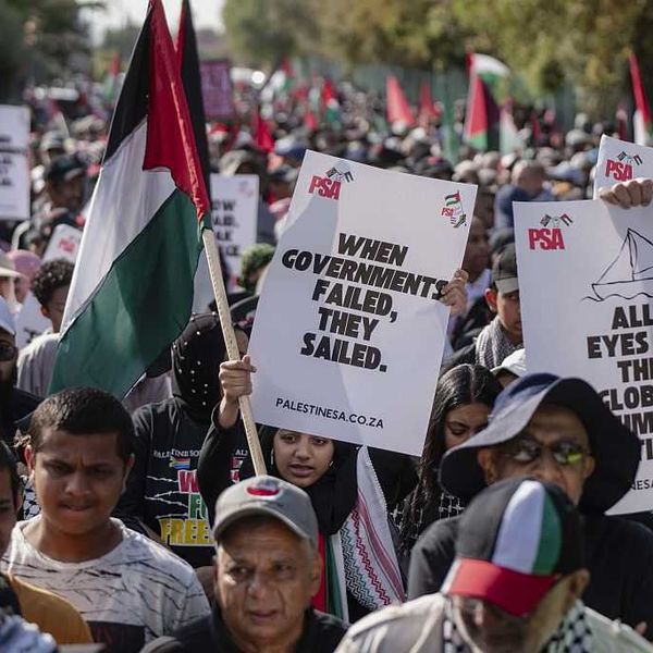 Thousands march in Johannesburg calling for end to the war in Gaza
