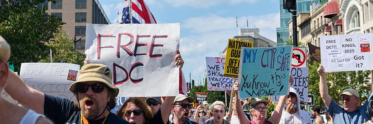 Residents Revolt as 'Free DC' Protests Target Trump's National Guard Deployment