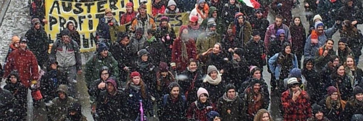 Thousands in Montreal Unite Against Austerity and Petro-Economy
