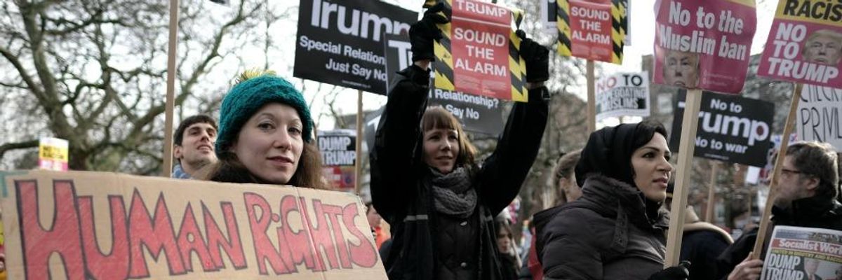 With New Date Set for UK Visit, Brits Vow Epic Street Protests to Counter 'Exceptional Danger' of Trump