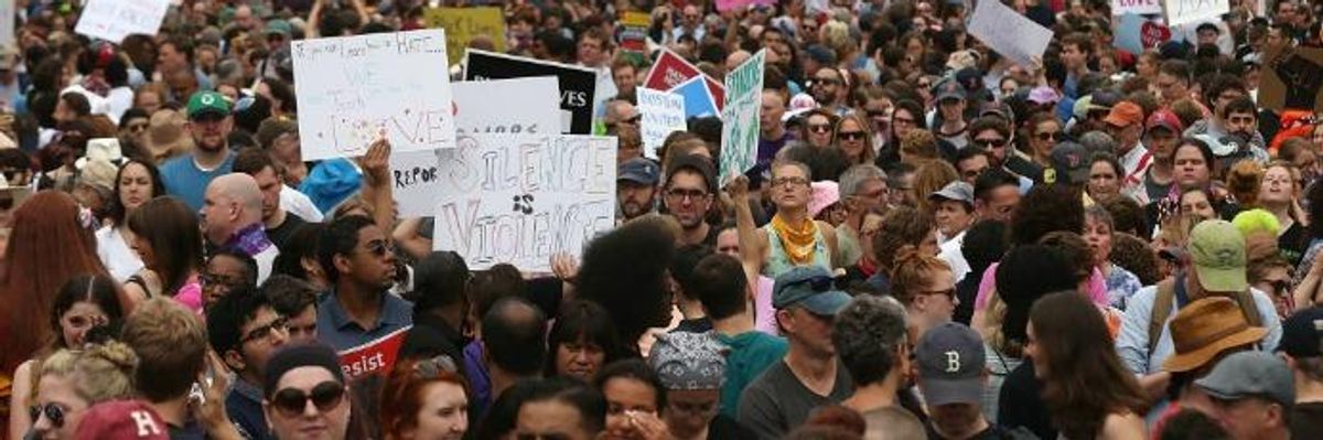 As Alt-Right Gathers in Boston, Thousands Counter With Rally to 'Fight Supremacy'