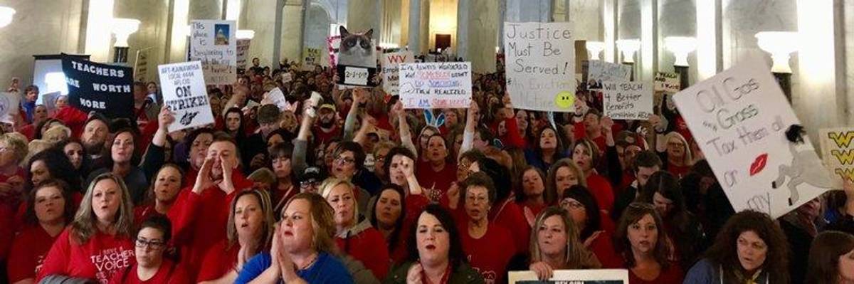 In West Virginia, Historic Statewide Teacher Walkouts to Head Into Fourth Day