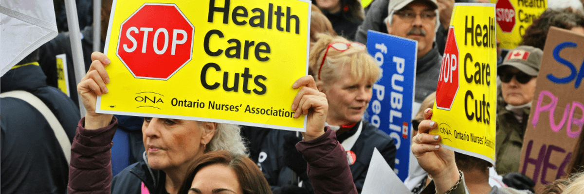 Healthcare Privatizers Are Always Trying to Rob Us