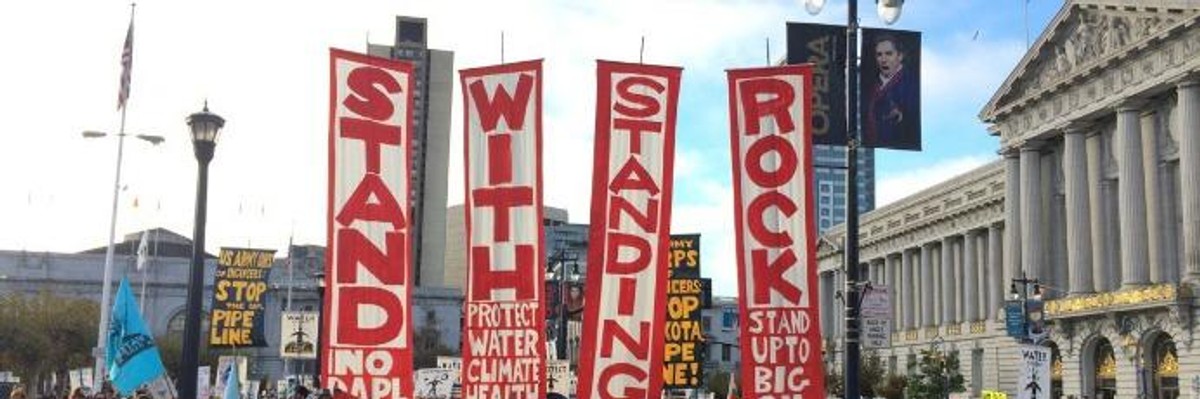 President-Elect Trump's Pro-Oil Stance Looms Over #NoDAPL Day of Action