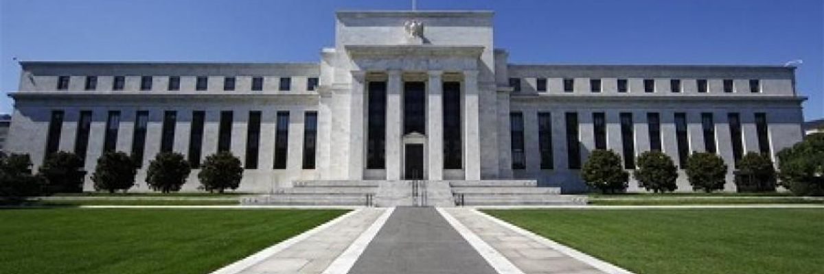 'Lining Up at the Trough': Federal Reserve to Offer Corporations $500 Billion No-Strings-Attached Bailout Loophole