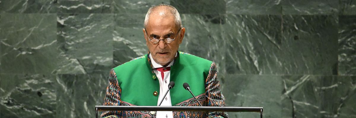 Timor-Leste President José Ramos-Horta speaks at the UNGA