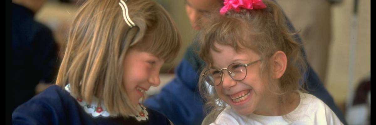 Tina, 2nd grader w. cerebral palsy in O'