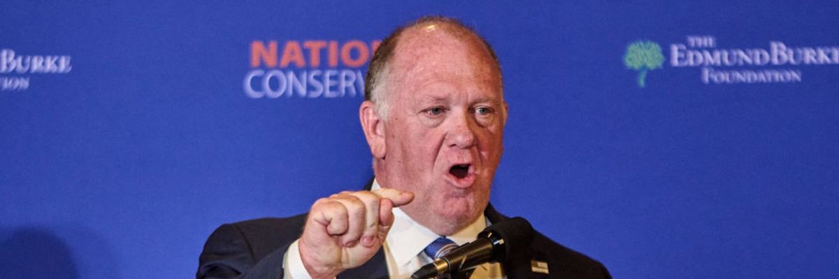 Tom Homan speaks at the National Conservative Conference