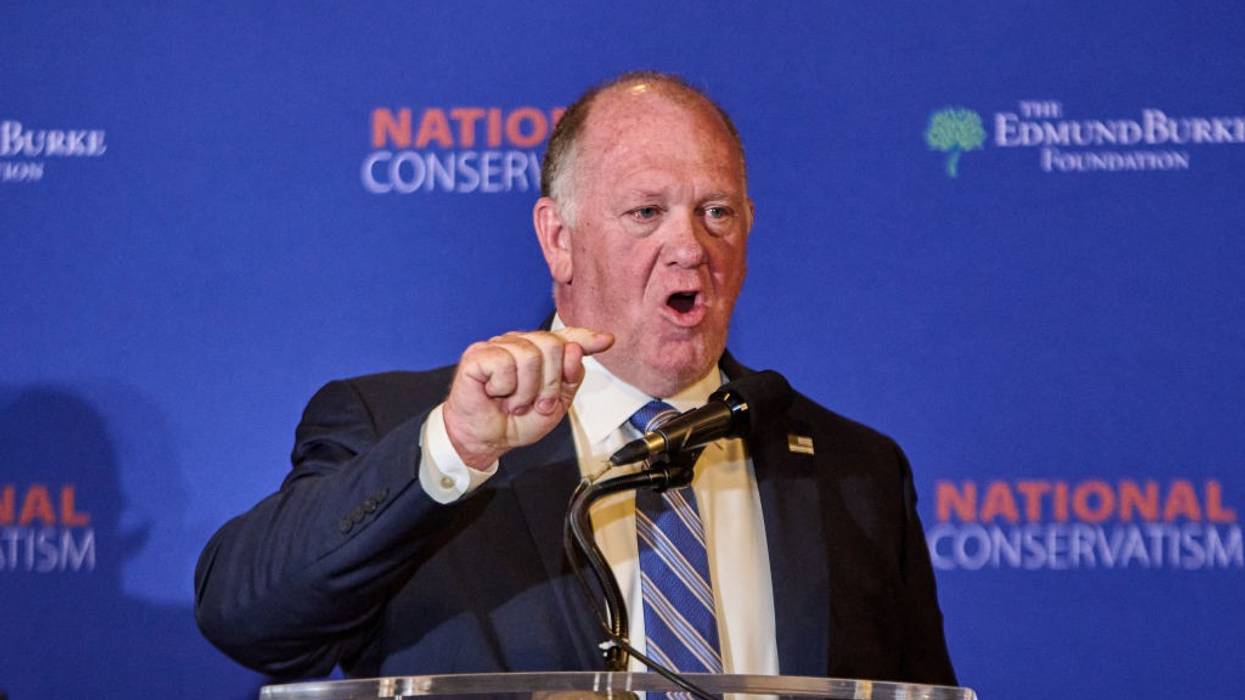 Tom Homan speaks at the National Conservative Conference