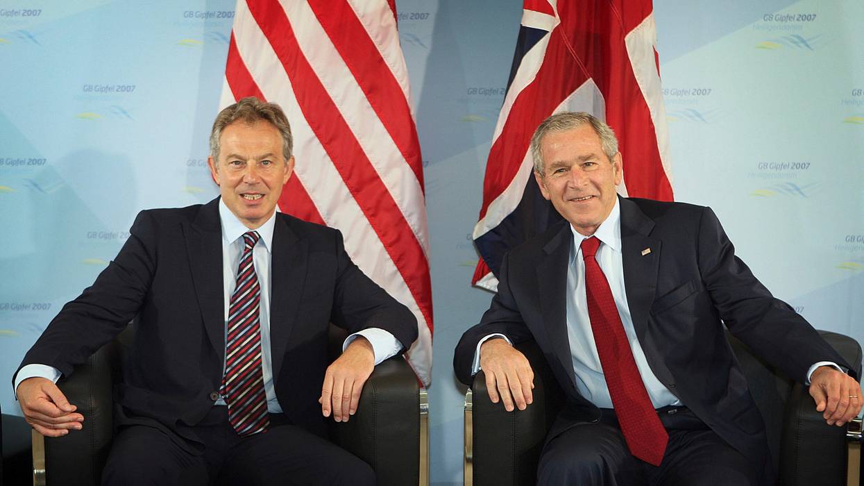 Tony Blair and George W. Bush