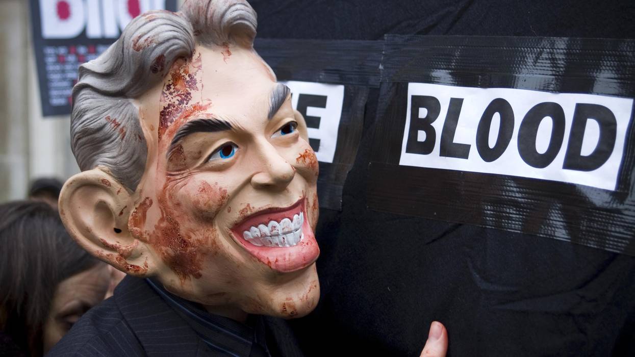 Tony Blair protest