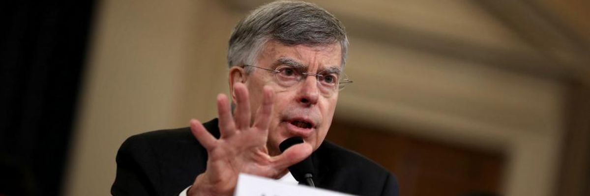 'Absolutely Devastating' Testimony by Bill Taylor Recounts Direct Role Trump Took in Pressing Ukraine for Biden Probe