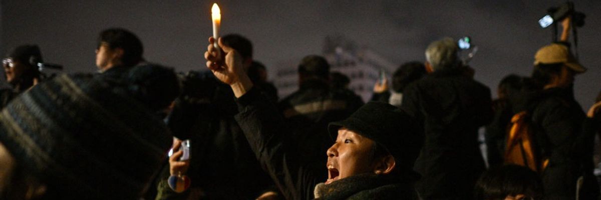 TOPSHOT-SKOREA-POLITICS-CONFLICT