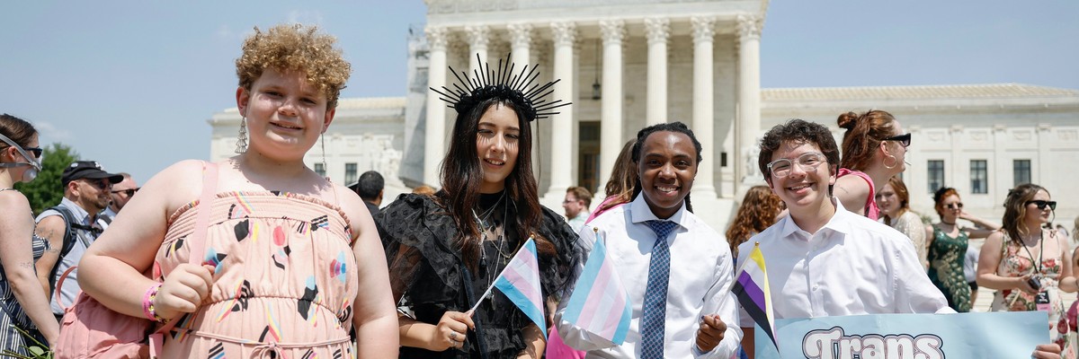 Trams Prom 'Our Joy Is Ours': Amid Mounting Attacks, Youth Hold Trans Prom Steps ...