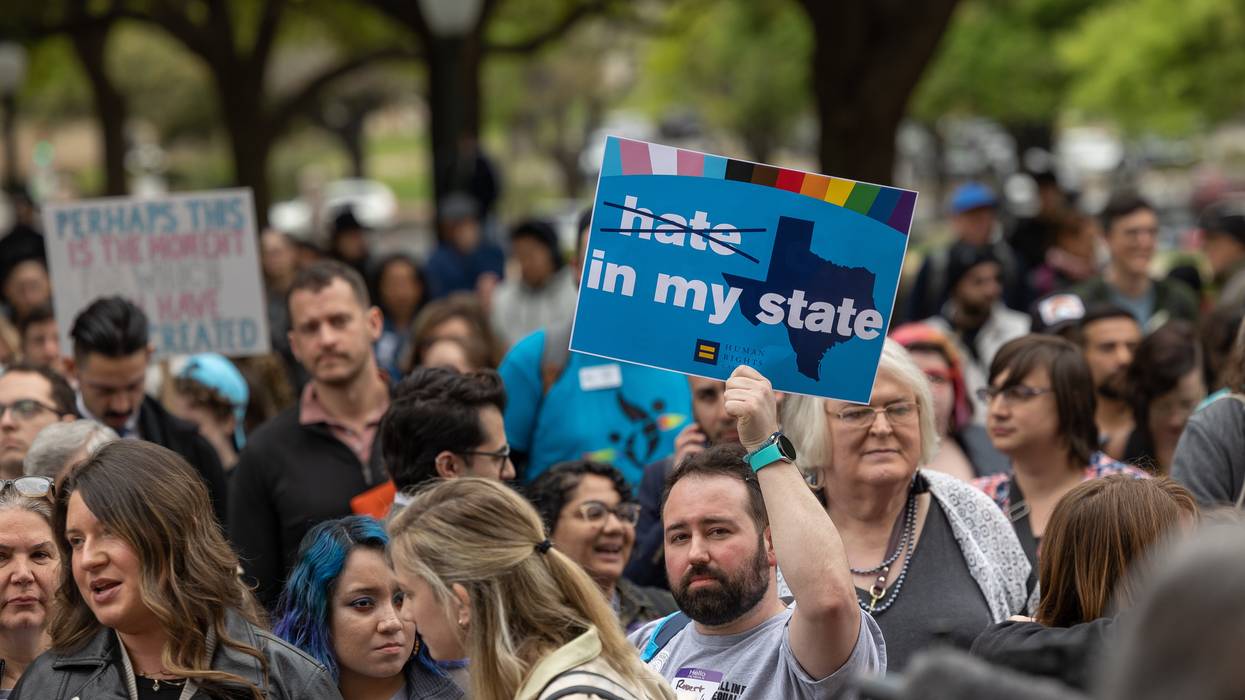 Trans rights supporters rally