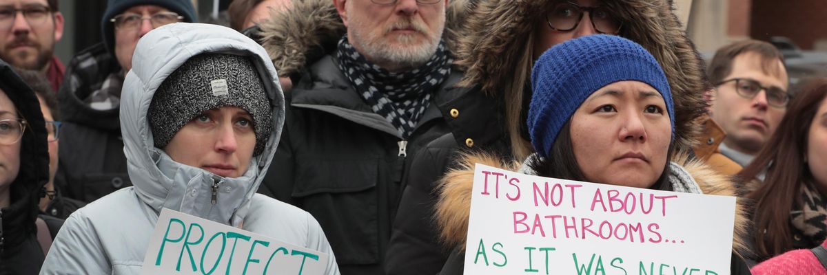 Transgender rights protest
