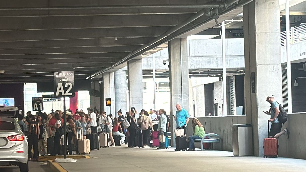travelers at Nashville International Airport