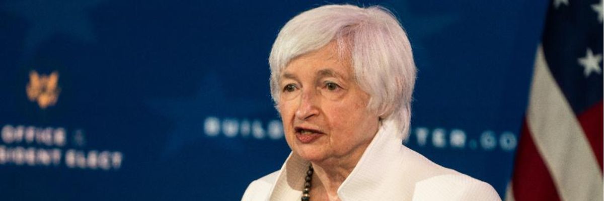 To Halt '30-Year Race to the Bottom,' Yellen Calls for Global Minimum Tax on Corporations