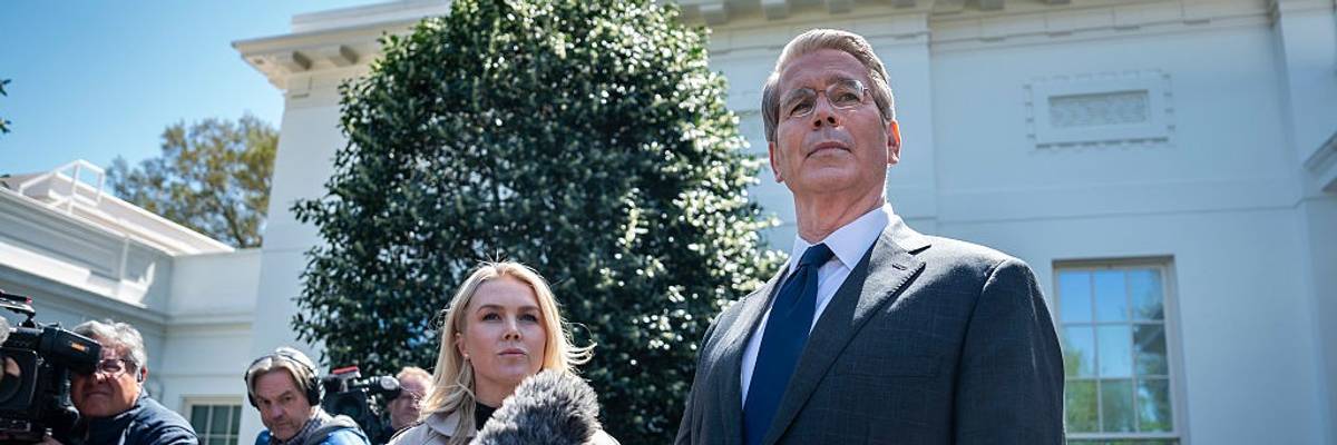 Treasury Secretary Scott Bessent and White House Press Secretary Karoline Leavitt