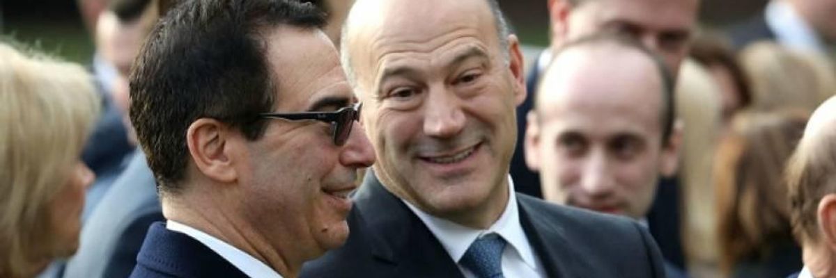 Massive Tax Cuts for Wealthy Friends and Corporate Raiders Complete, Cohn Calls It Quits