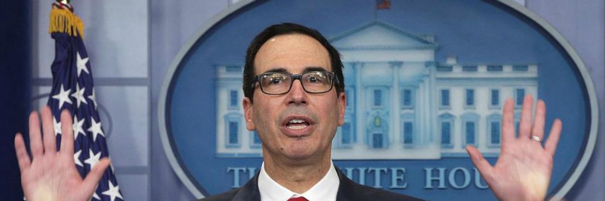 'If Mnuchin Doesn't Comply, Throw Him in Jail': House Democrats Subpoena Trump Tax Returns