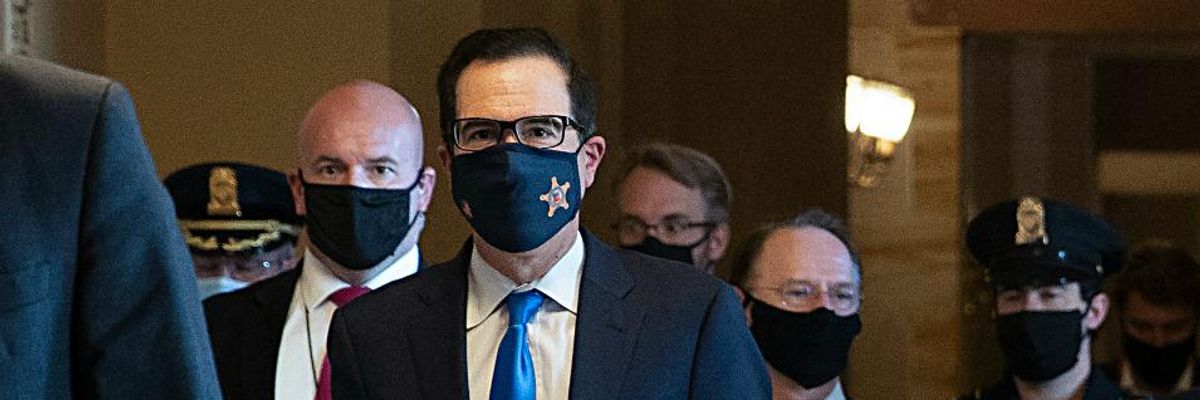 'Flat-Out Sabotage' Already Underway as Mnuchin Tries to Put $455 Billion in Covid Funds Out of Biden Team's Reach