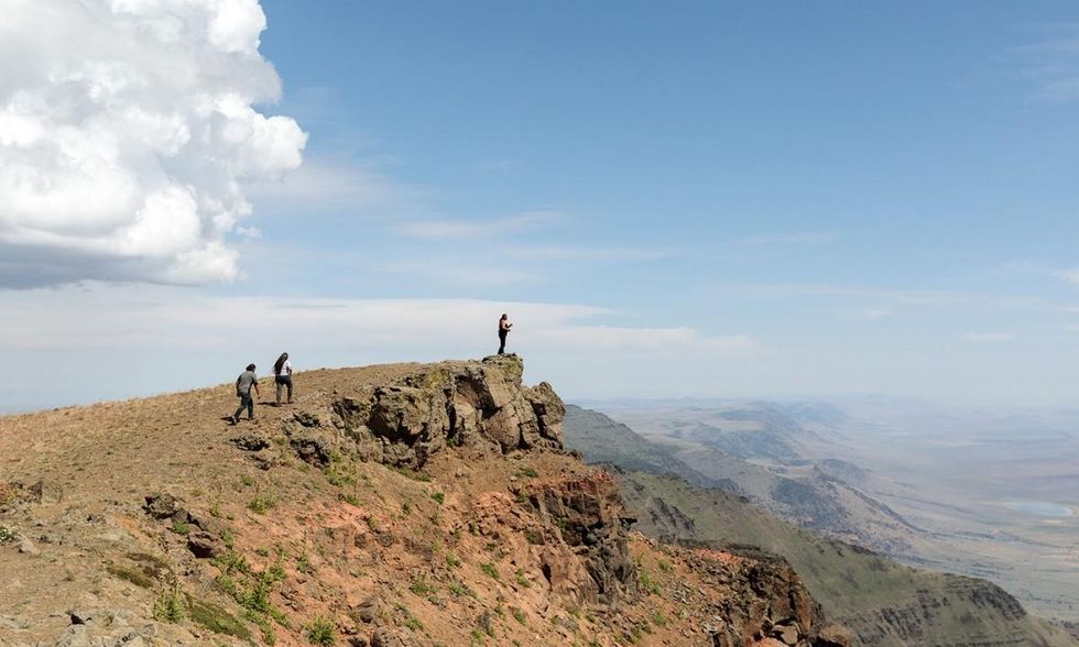 Tribal stewards explore Steens Mountain. (Photo: Sage Brown)