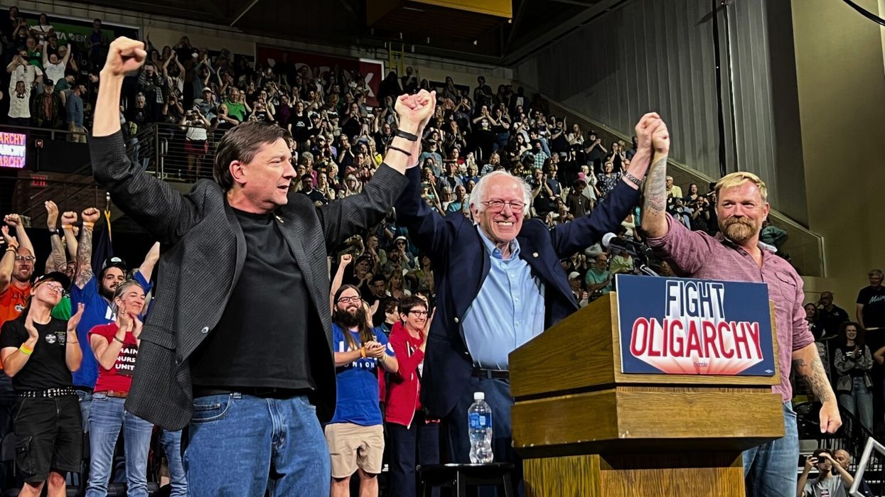 Troy Jackson, Bernie Sanders, and Graham Platner