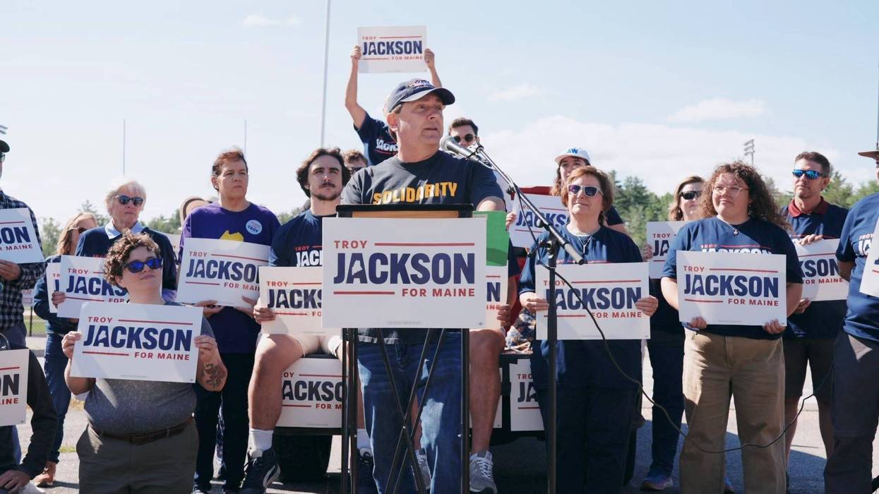 Troy Jackson, the Democratic US Senate candidate for Maine,