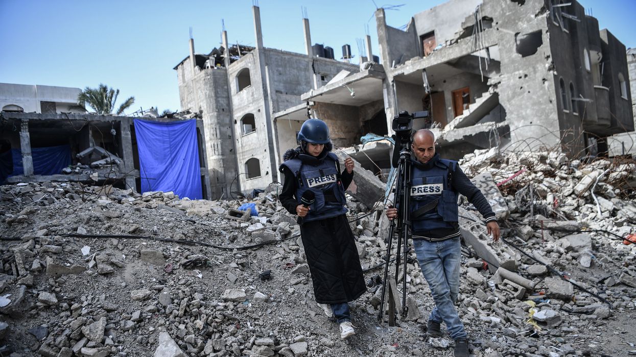 TRT Arabi reporter Reba Khalid al-Ajami