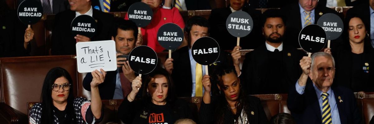 Trump addresses a joint session of Congress