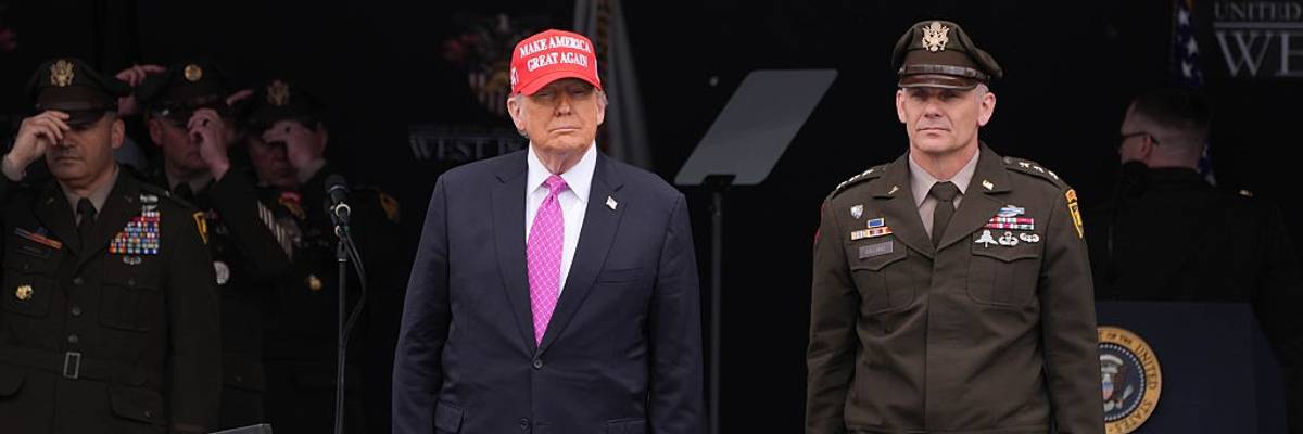 Trump addresses West Point Military graduates in New York