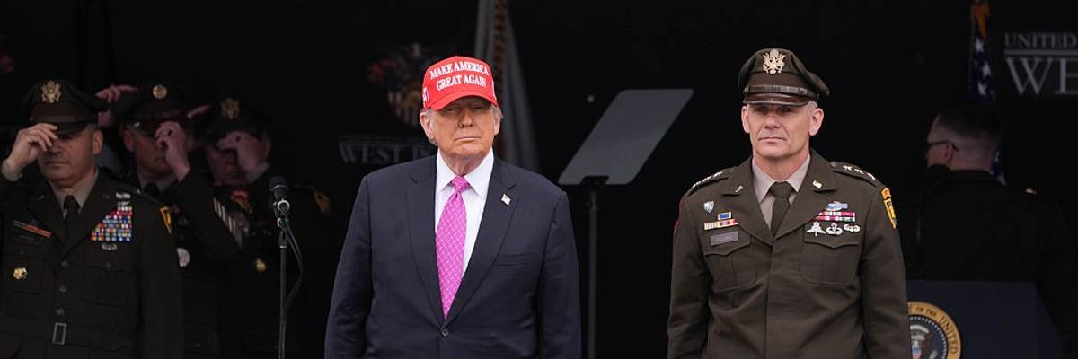 Trump addresses West Point Military graduates in New York