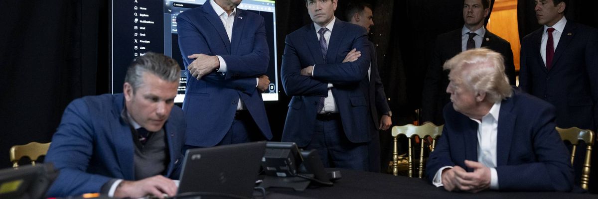 Trump administration officials monitor the assault on Venezuela