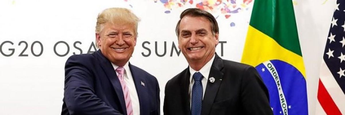 Trump and Bolsonaro.