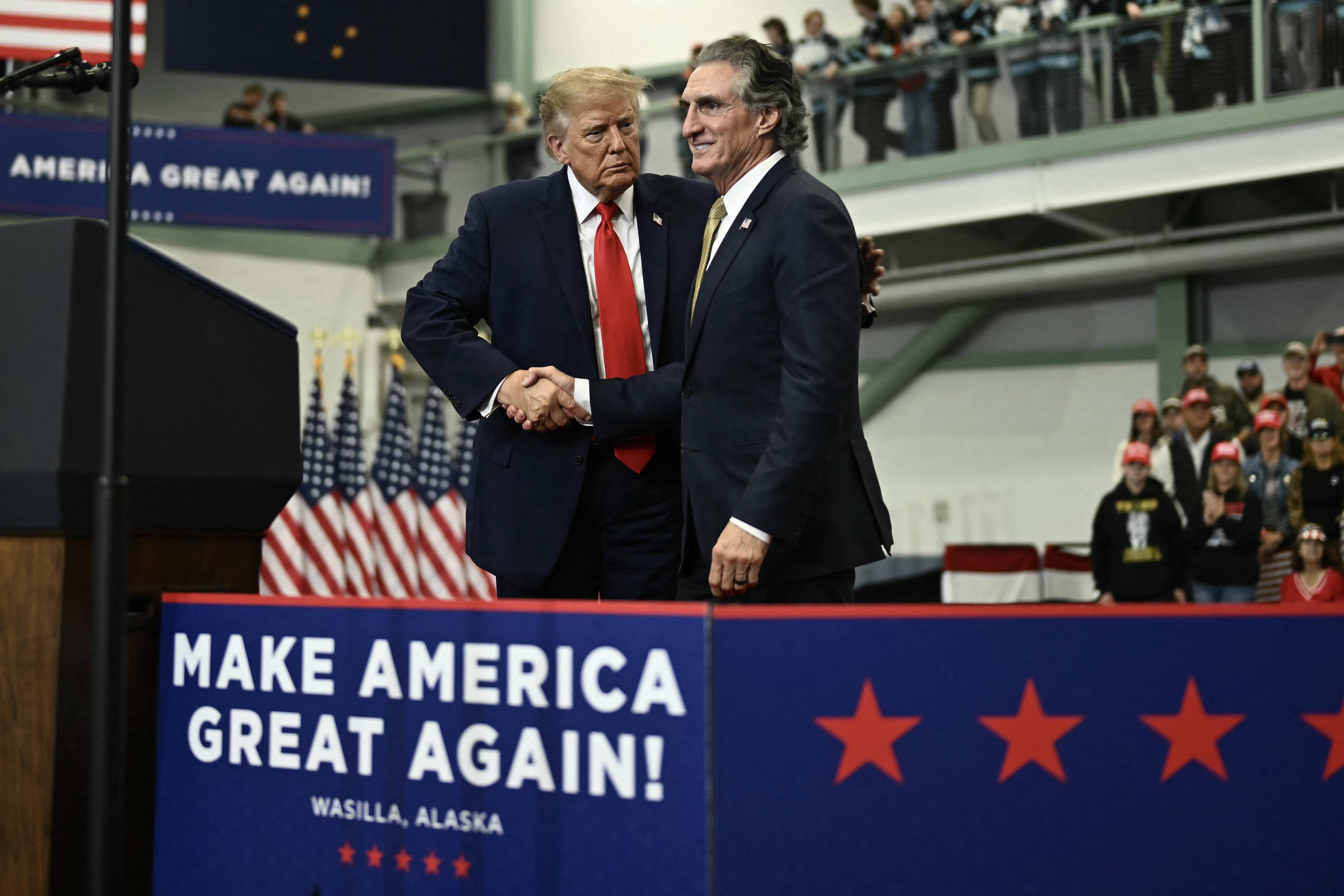 Trump and Doug Burgum