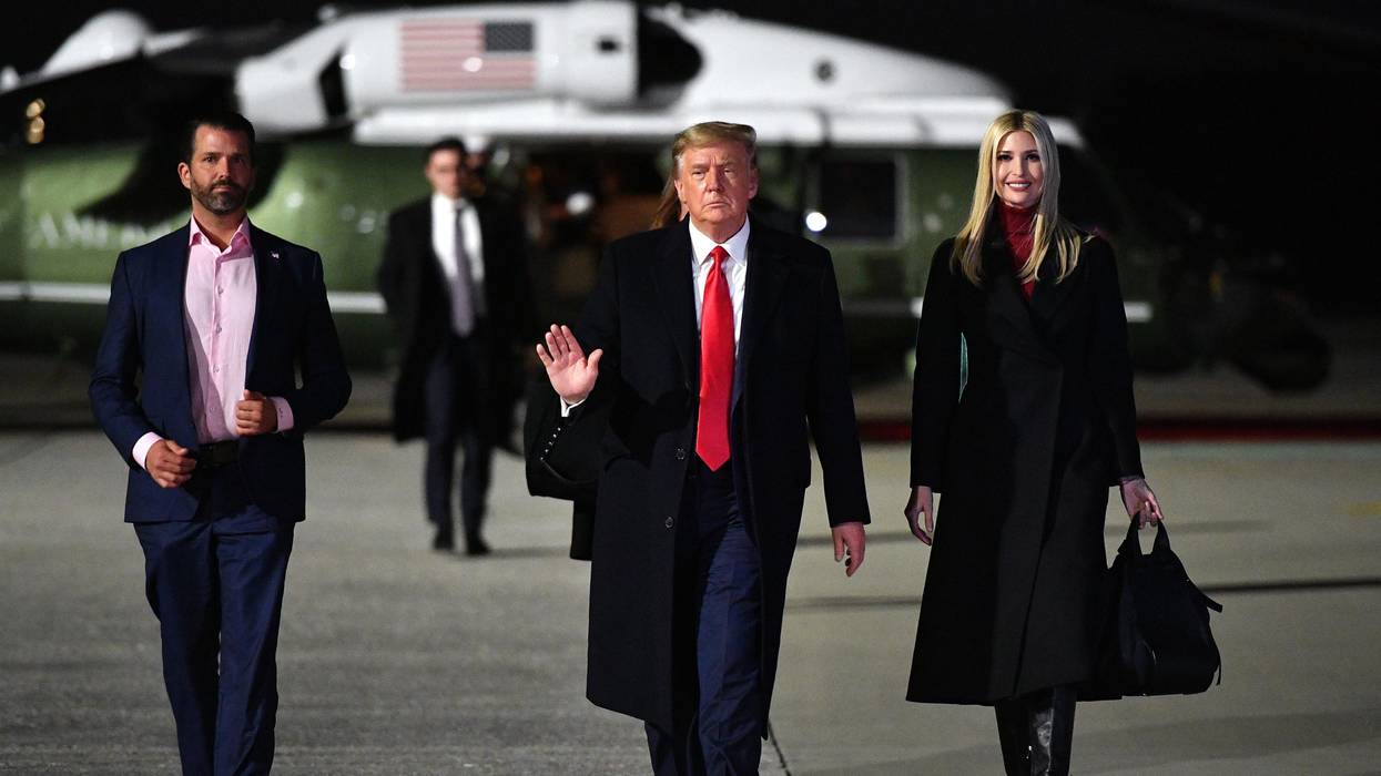 Trump and two eldest children