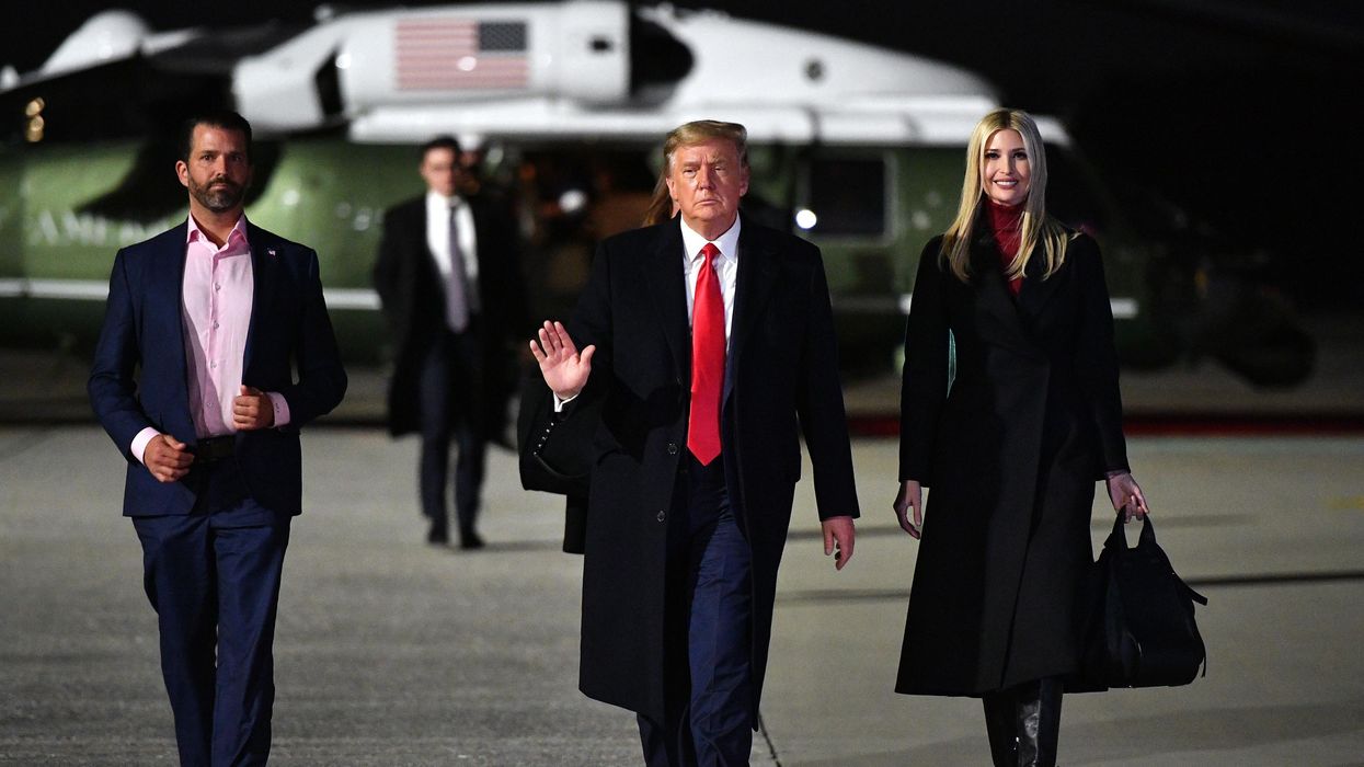 Trump and two eldest children