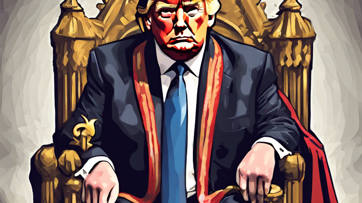 Trump as a king