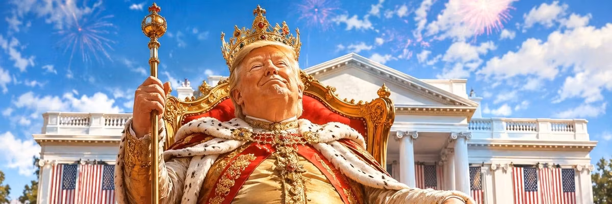 Trump as King on 250th Anniversary