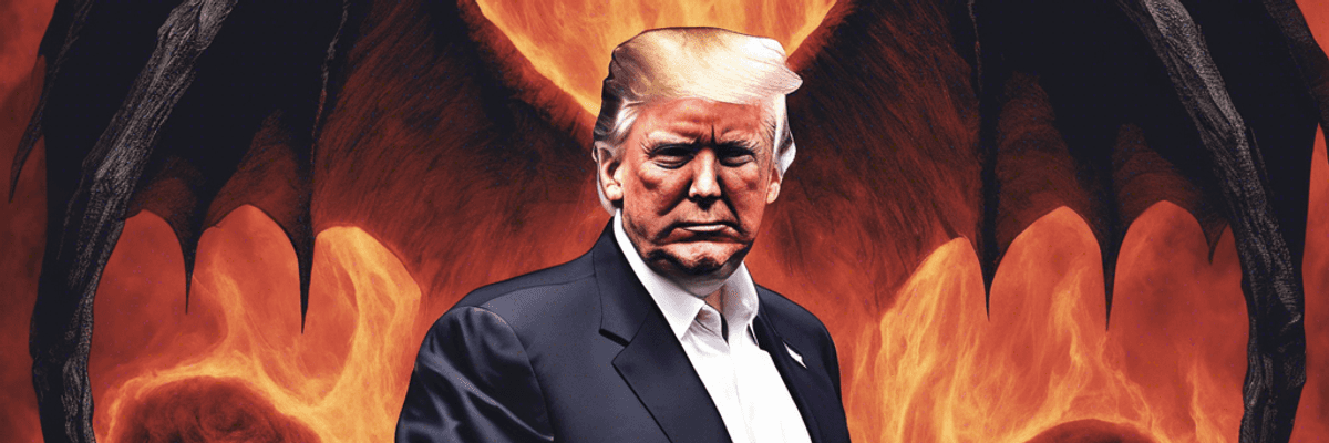 trump as satan