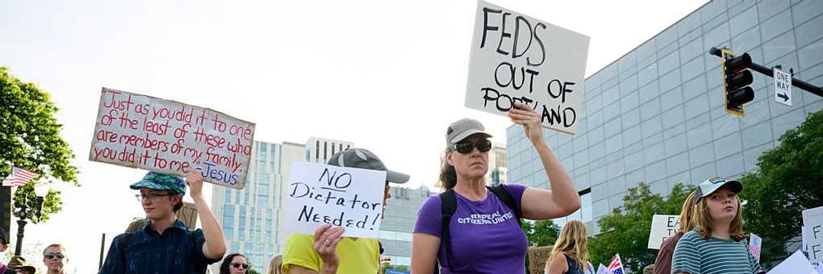 Trump Authorizes Military Force To Quash Portland Anti-ICE Protests
