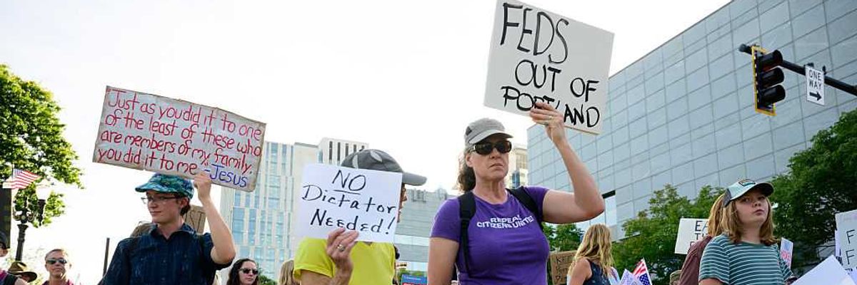 Trump Authorizes Military Force To Quash Portland Anti-ICE Protests