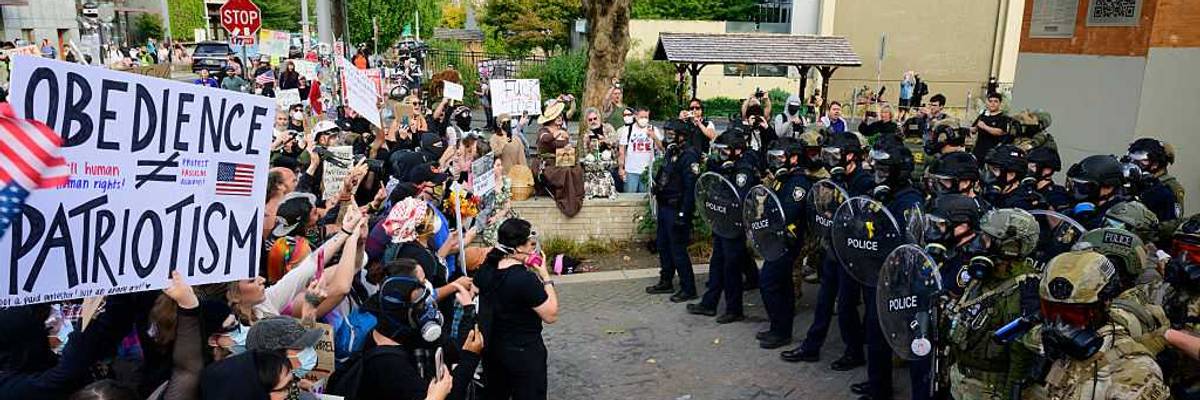 Trump Authorizes Military Force To Quash Portland Anti-ICE Protests