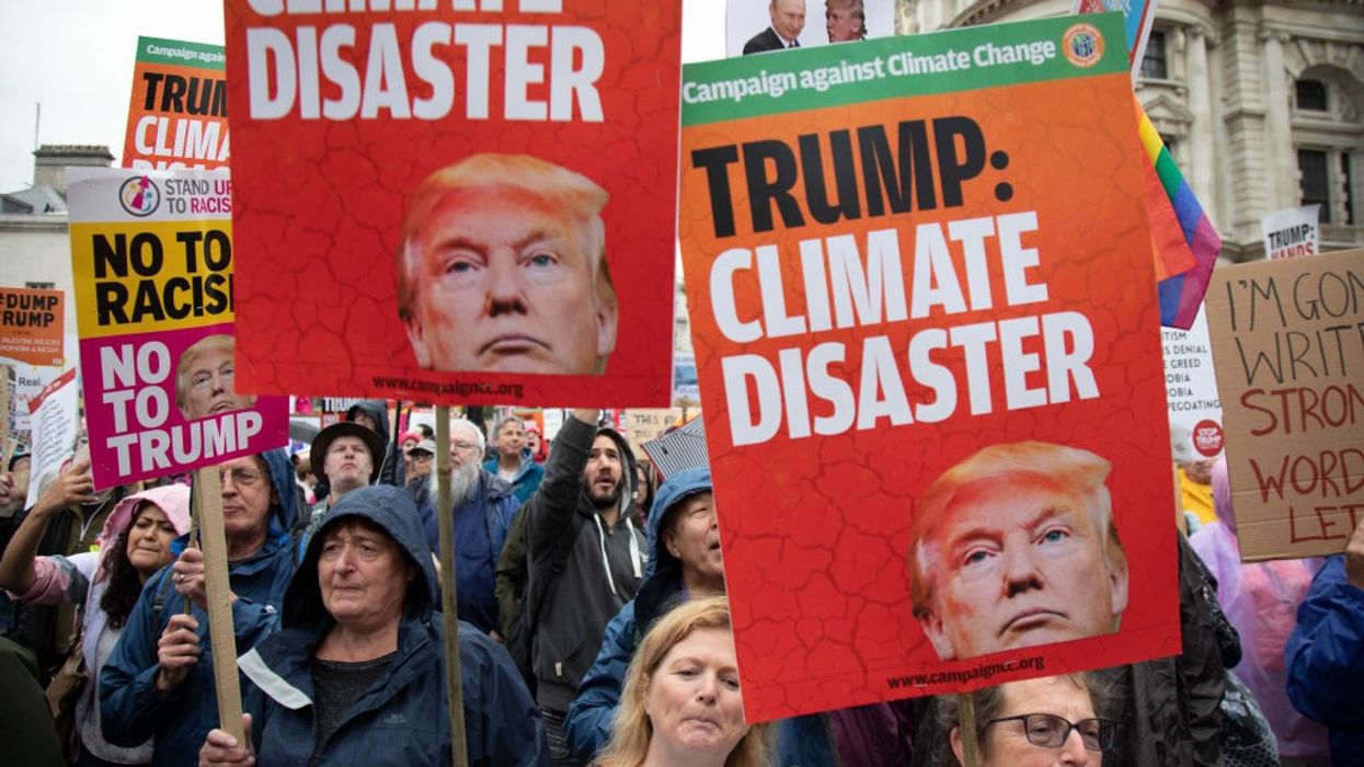 "Trump: Climate Disastet" posters