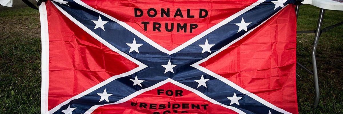 Trump Confederate flag