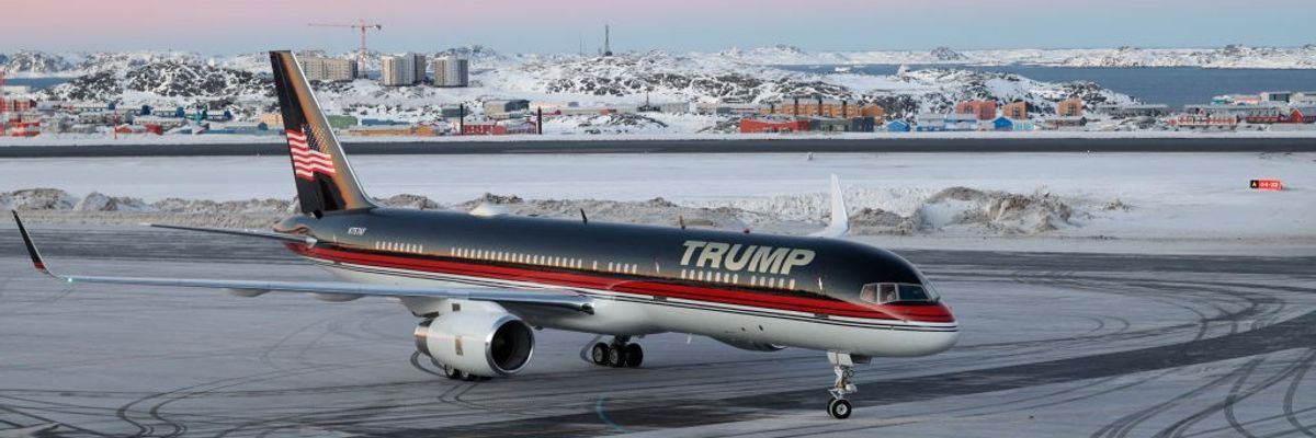 Trump Force One in Greenland